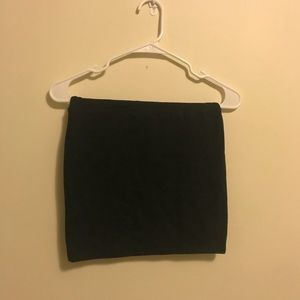 Dark Grey Pencil Skirt